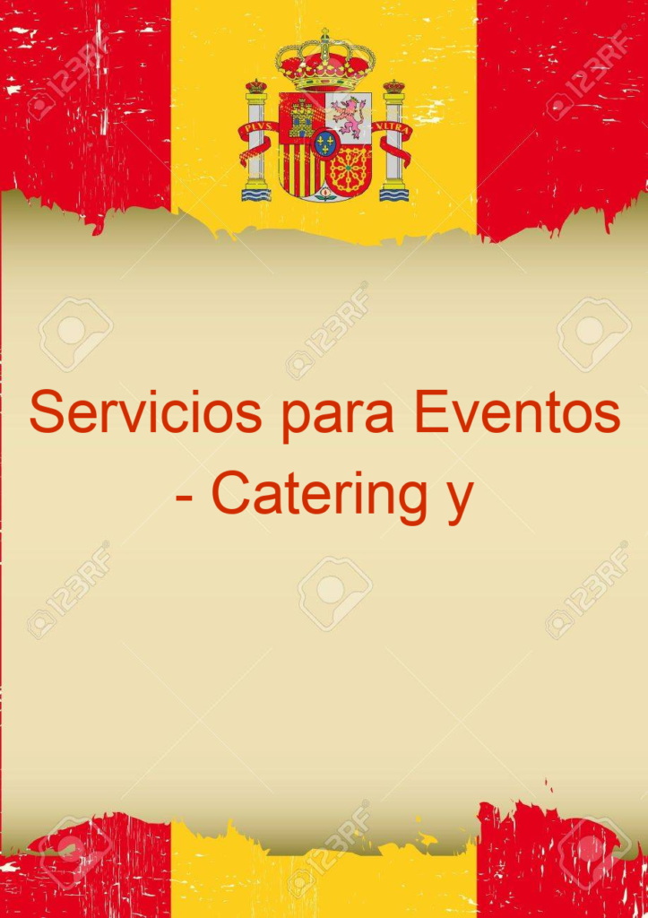 Servicios para Eventos - Catering y Personalización